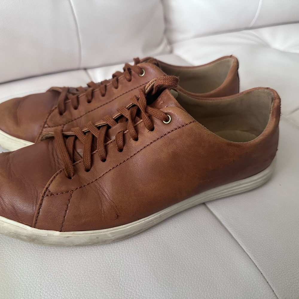 Cole Haan Tan Leather Sneakers